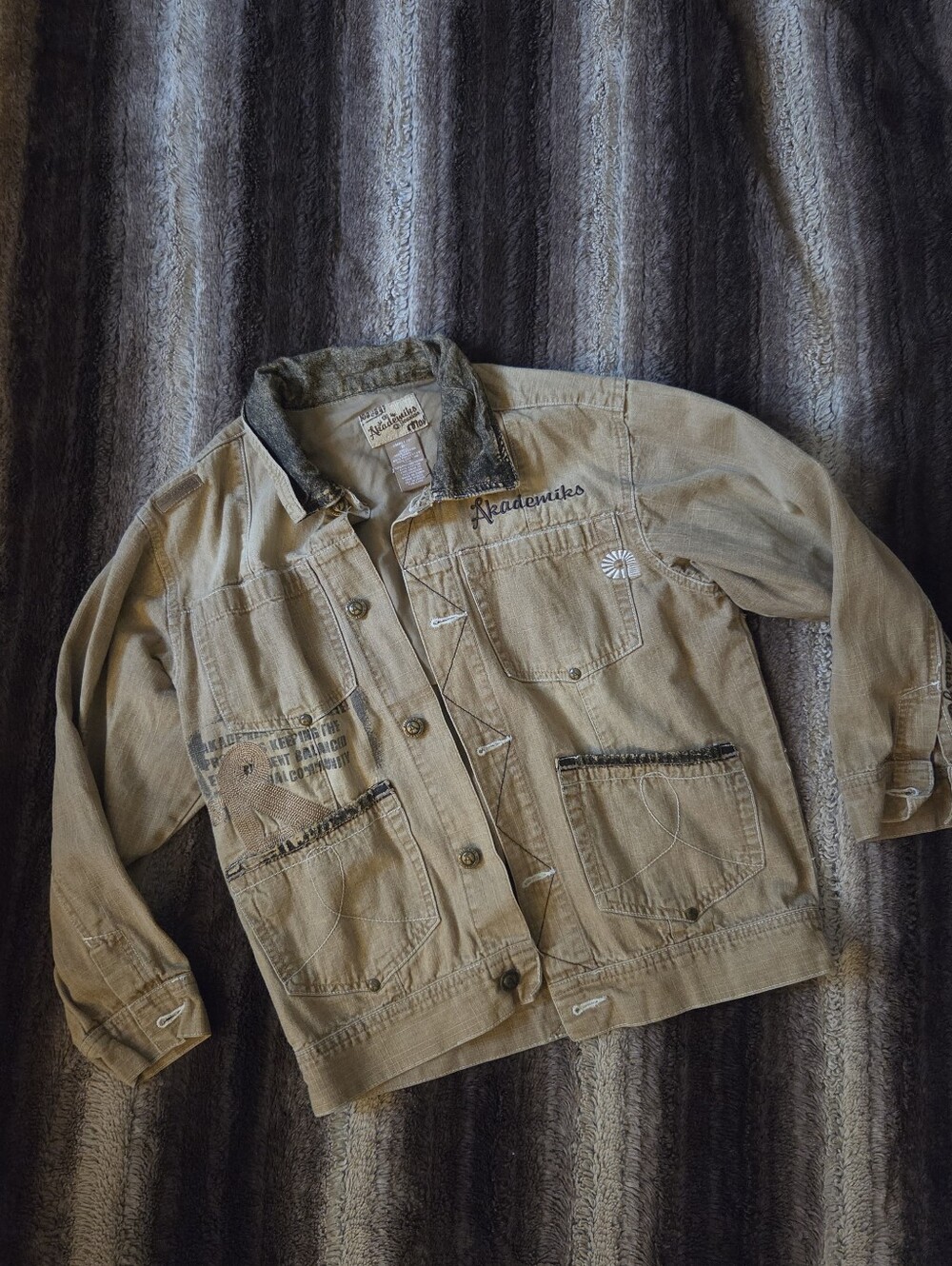 Y2K Kids Akademiks Jacket Size S/8